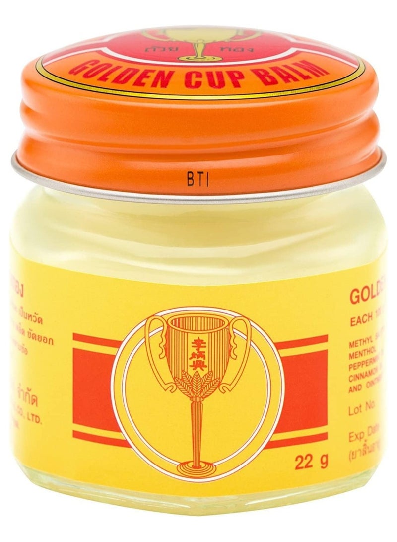 جولدن مرهم جولدن كب بالم الأصفر العشبي التايلاندي 22 جرام (عبوة من 6 قطع) - Image 3