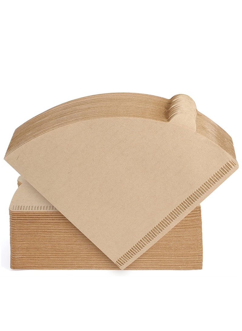 Generic - Coffee Filters V60 Cone Paper White Natural 200pcs Coffee Filters Unbleached Paper Filters Compatible with Pour Over Drippers 2-4 Cups Size 02 Coffee Filters v60 - Image 1