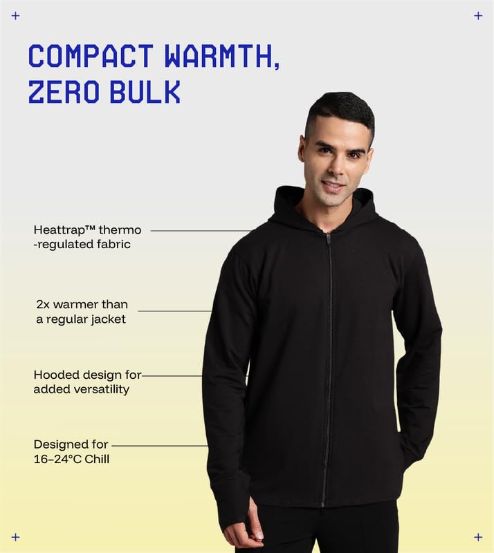 BLUE TYGA Anti-AC Thermal Jacket Pro – Winter Jacket with Ultra-Lightweight HeatTrap™ Technology for Office, Flight, Travel & Indoor Cold Weather - Image 3