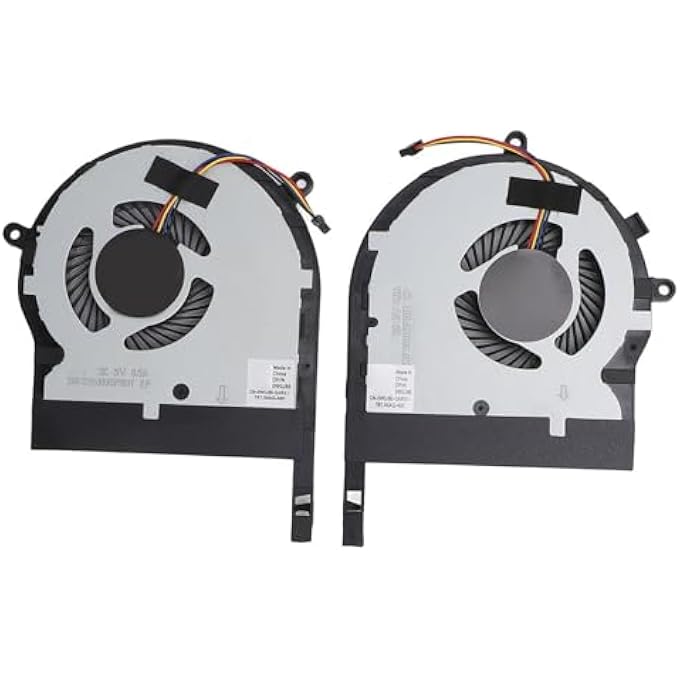 LAPTOP COOLING FAN FOR TUF, 4 PIN LAPTOP INTERNAL COOLING FAN FOR TUF FX504 FX504GD FX504GE FX80GD CPU GPU FAN REPLACEMENT WITH TOOLS DC 5V 0.5A - Image 1