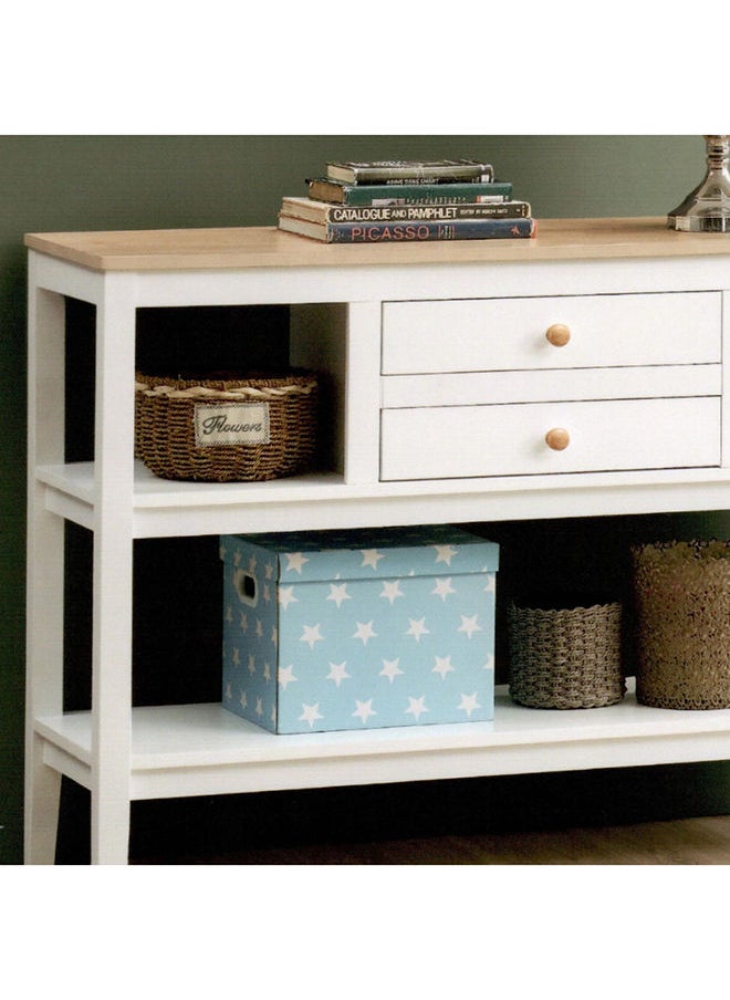 Home Box - Cameroon 2-Drawer Sideboard 45 x 91.3 x 132 cm - Image 1