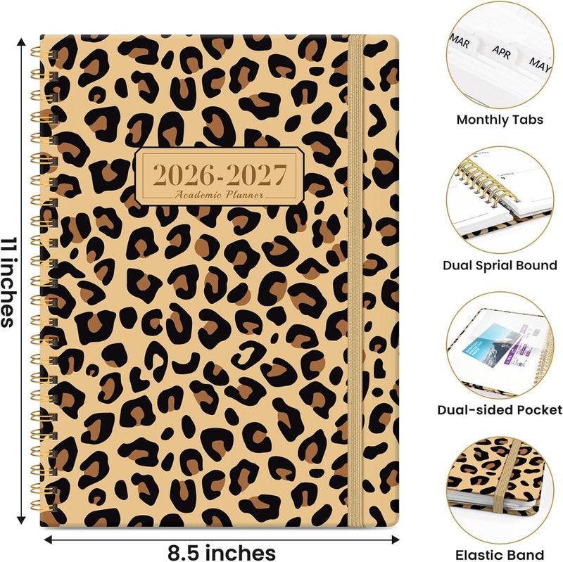ZOTIA Planner 2026-2027, Monthly and Weekly Academic Planner July 2026 - June 2027, Hardcover Student Teacher Planning Agenda Calendar Book with Tabs, Perfect for Office School Supplies, A4 (8.5" x 11 - Image 4