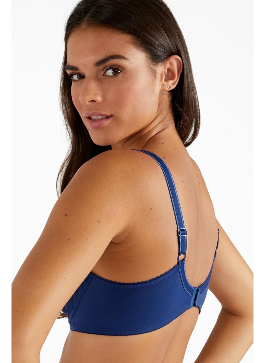 Ayyıldız 3641 Navy Blue Minimizer Bra