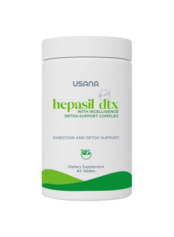 USANA Hepasil Dtx مع مركب دعم إزالة السموم Incelligence لدعم شامل للكبد* 84 قرصًا لمدة 28 يومًا - Image 1