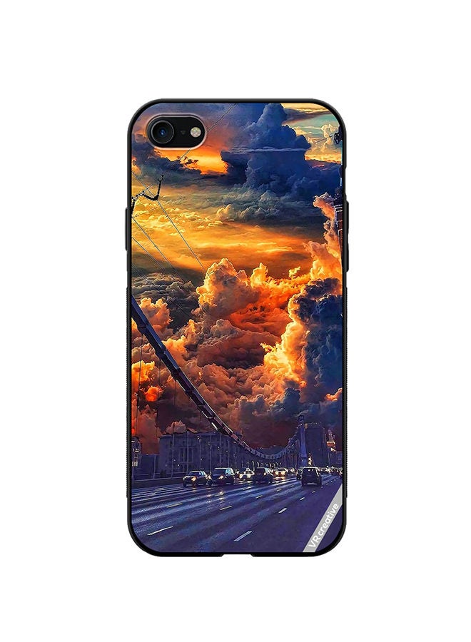 VR CREATIVE Protective Case Cover For Apple iPhone SE (2022) Nature Scenery Design Multicolour - Image 1