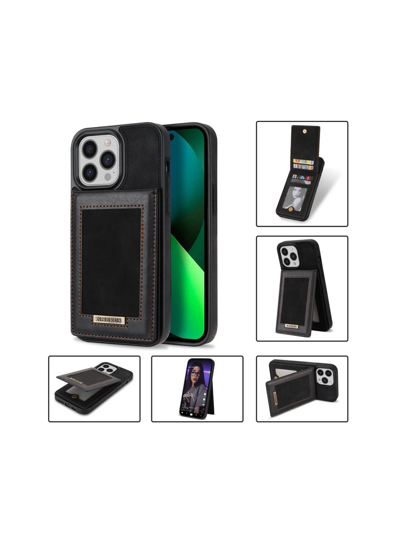 Suteni Back cover iPhone Protective Leather Case - Image 3