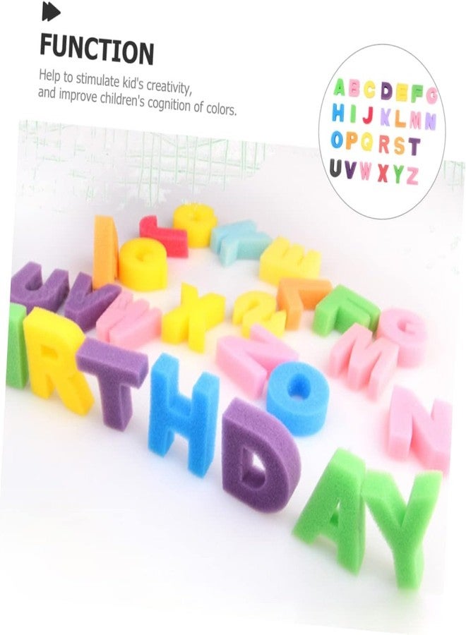 Brille Bee Alphabet Letter Sponge Set – Fun and Educational Craft Sponges for Kids - Image 4