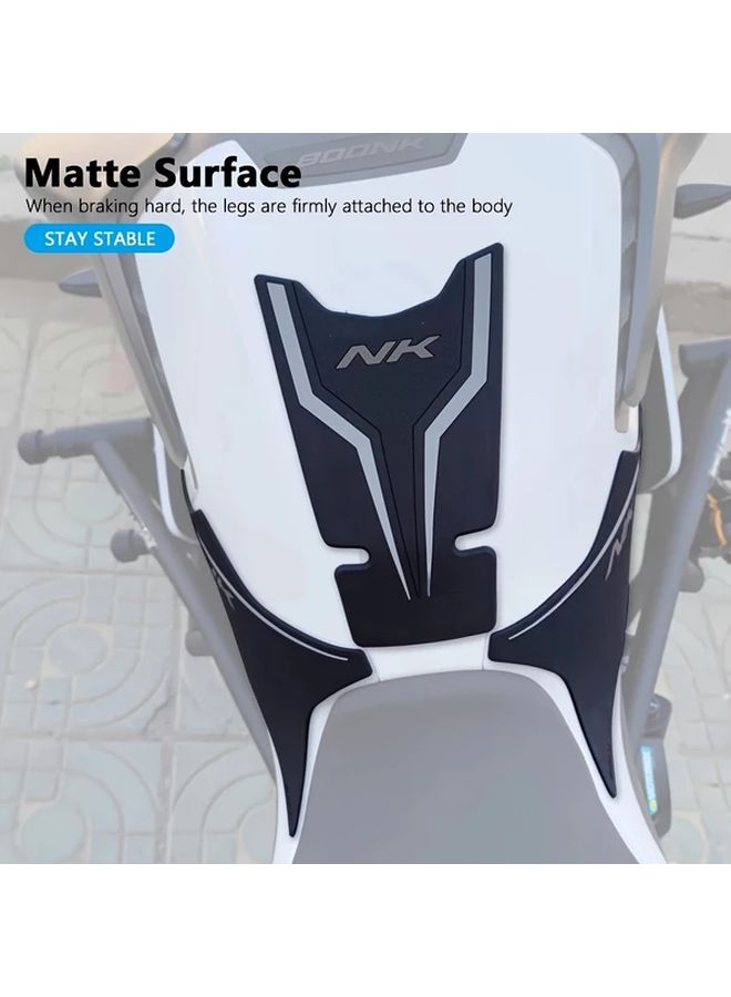 Medium Color Motorcycle Fuel Tank Protection Pad Knee Grip Traction Sticker - Image 5