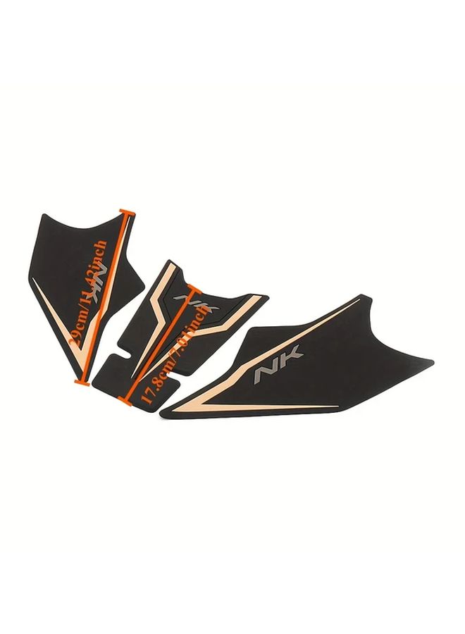 Medium Color Motorcycle Fuel Tank Protection Pad Knee Grip Traction Sticker - Image 4