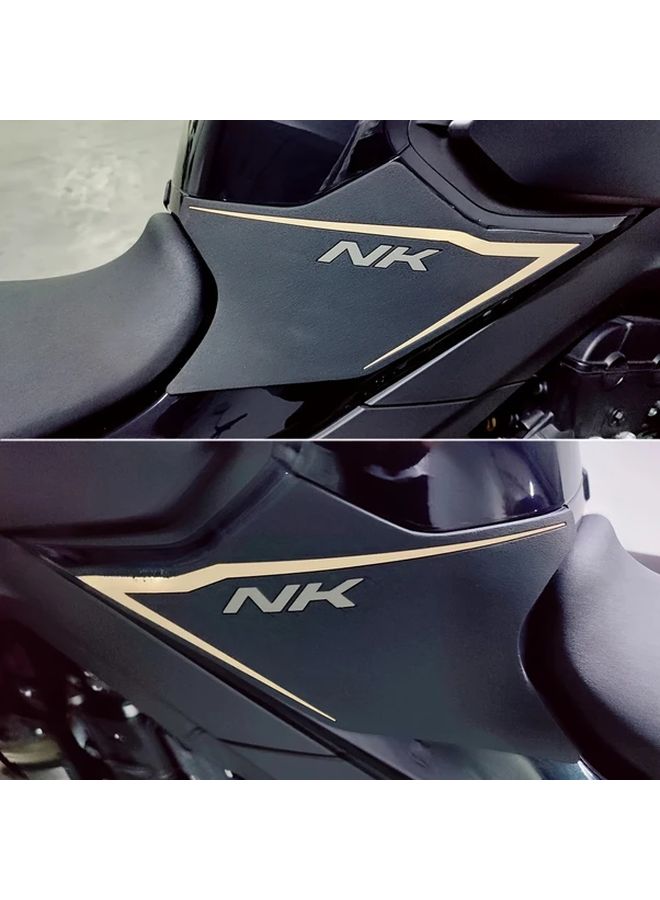 Medium Color Motorcycle Fuel Tank Protection Pad Knee Grip Traction Sticker - Image 3