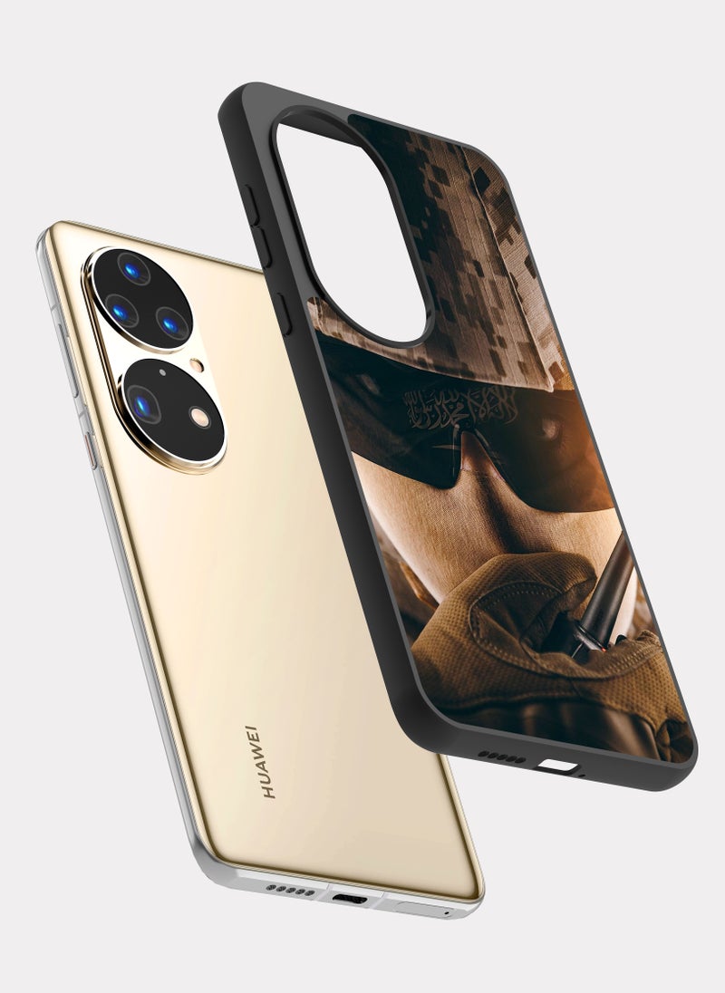 PXLAAT Huawei P50 Pro case cover Saudi Soldier - Image 2