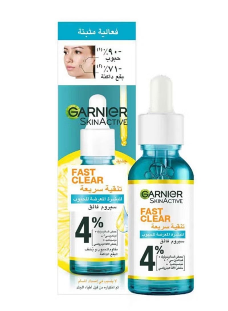 Garnier Fast Clear Booster Face Serum 30ml