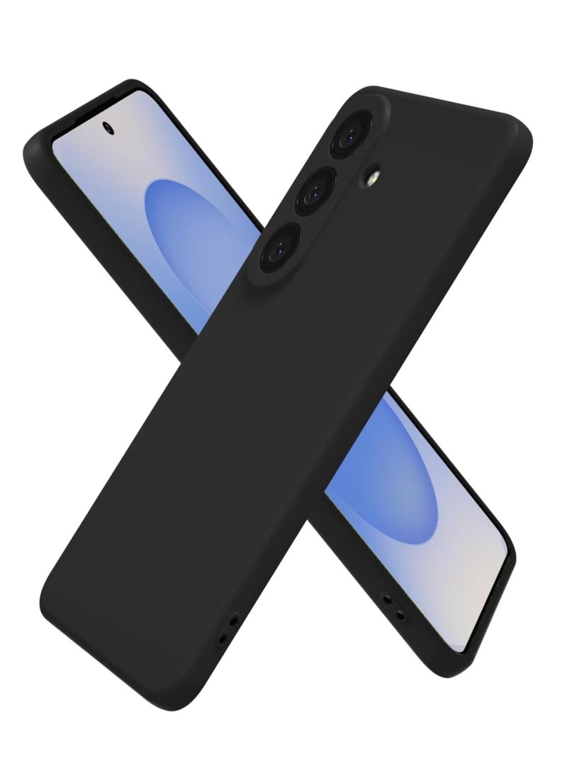 Adando for Samsung Galaxy S26 Case, Premium TPU Rubber Silicone Cover [Camera Protection] [Soft Anti-Scratch Microfiber Lining]  Shockproof Slim Fit for Daily Comfort (Black) - Image 1