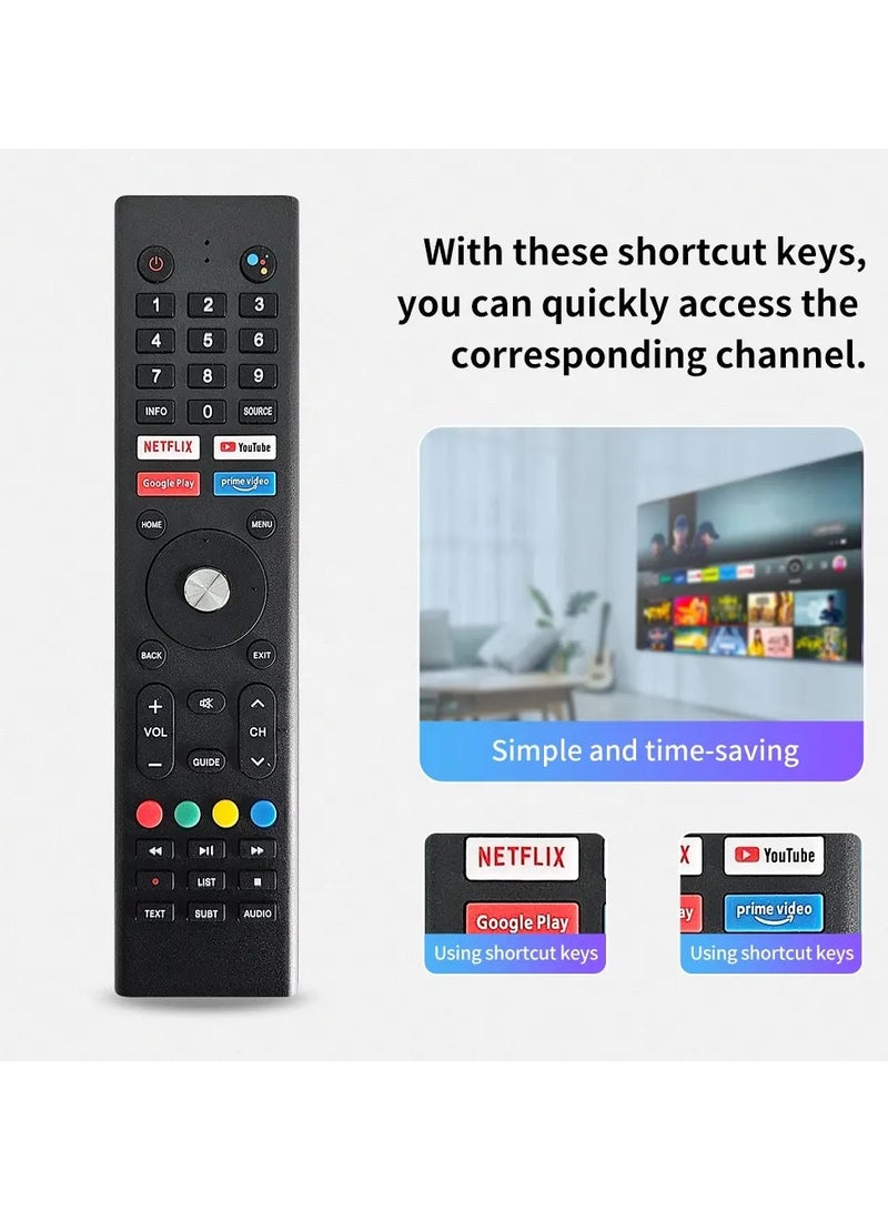 BLCCLOY Universal Smart TV Remote for ATC – Compatible with Netflix, YouTube, Google Play, Prime Video, Easy Setup - Image 2