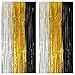 KatchOn XtraLarge Silver Black and Gold Backdrop 8x32 Feet Pack of 2 Black Gold and Silver Party Decorations Graduation Decorations The Notorious One Birthday Decorations for Boys - Image 3