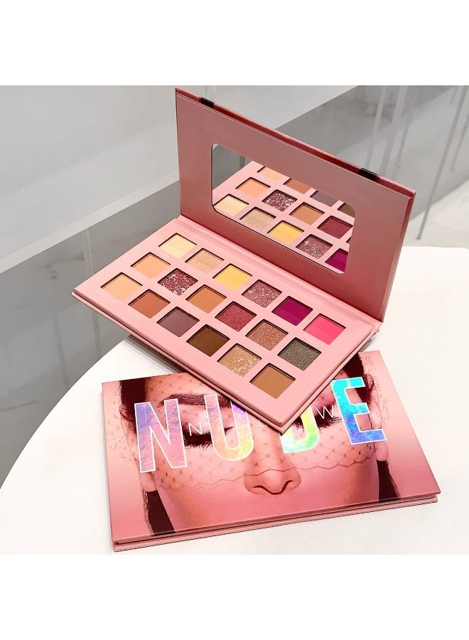 Me Now Eyeshadow Palette 18 Colors Matte Shimmer Glitter Multi-Reflective Shades Ultra Pigmentedr Waterproof - Image 1