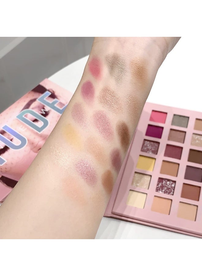 Me Now Eyeshadow Palette 18 Colors Matte Shimmer Glitter Multi-Reflective Shades Ultra Pigmentedr Waterproof - Image 4