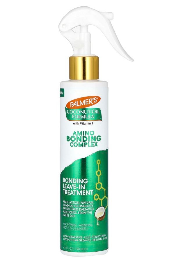 PALMER'S Coconut Oil Formula with Vitamin E Amino Bonding Complex Bonding Leave-In Treatment 6.7 fl oz (198 ml) 