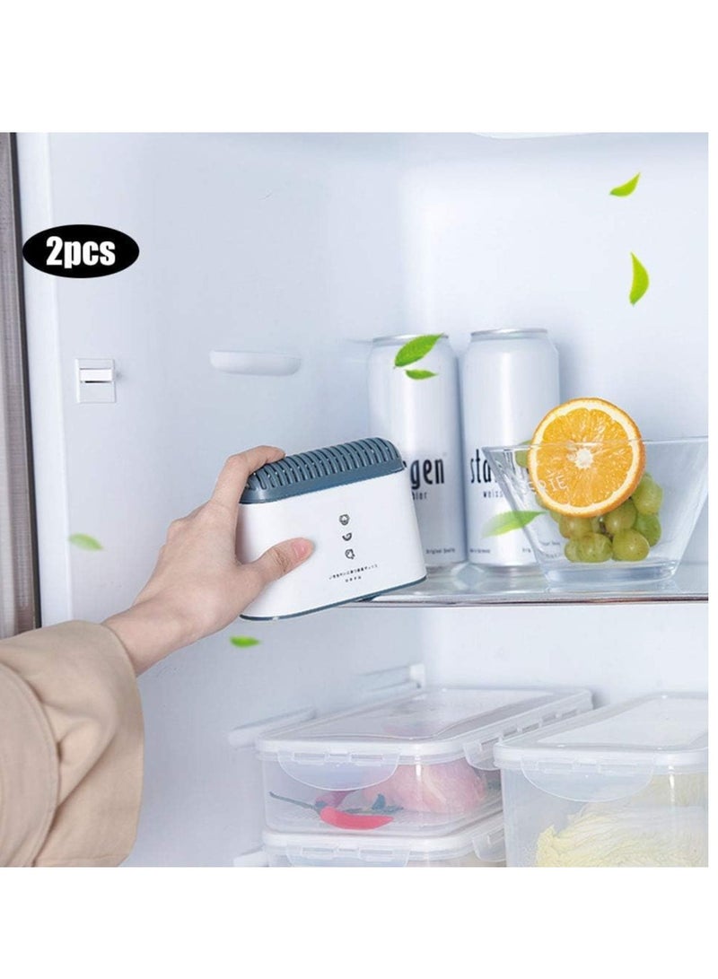 2 قطع معطر ثلاجة، حقيبة تنقية الهواء، معطر ثلاجة بالفحم النشط من البامبو، مزيل الروائح، مزيل الروائح للثلاجات والمجمدات، مناسب للخزائن والأحذية والمطابخ والأقبية - Image 5