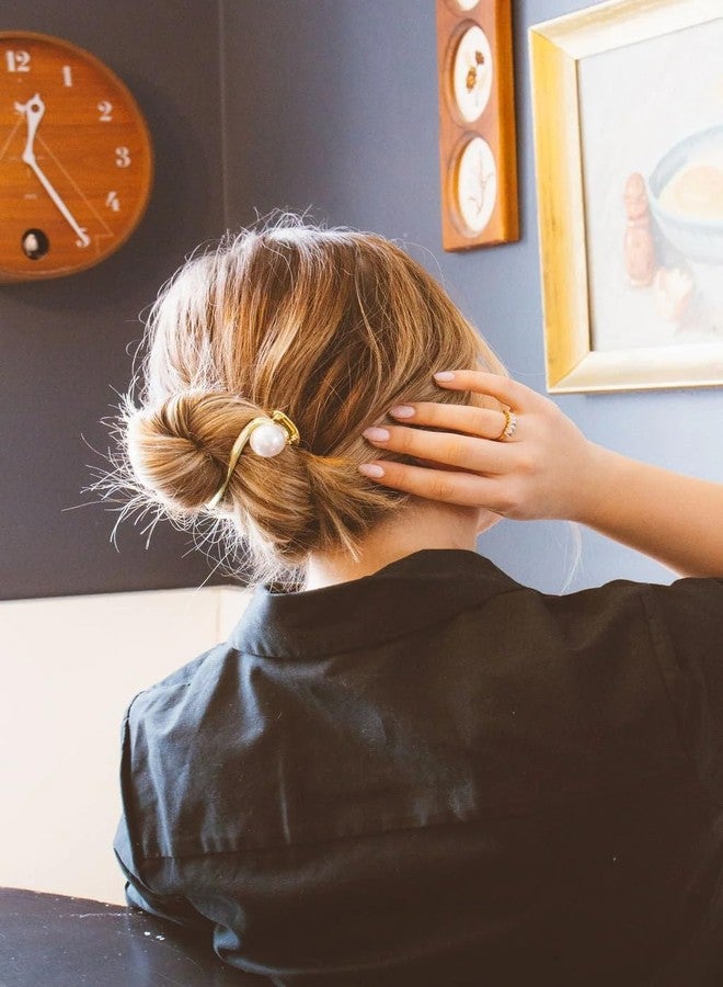 ANDI Antoinette Vintage Metal Hair Accessory for Women and Girls, French Twist Hair Pin - Image 4