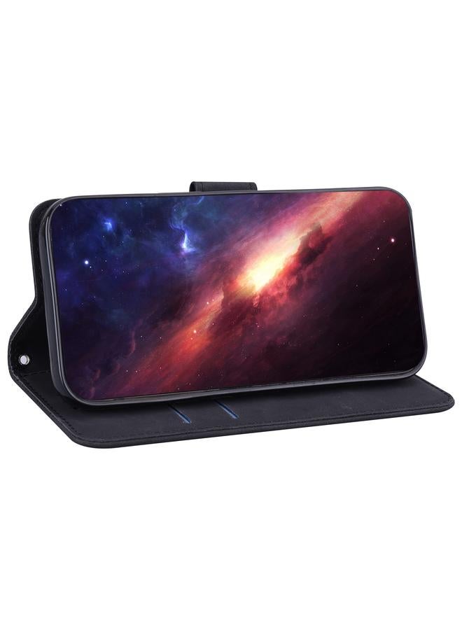 زبون جراب لهاتف Infinix Note 12 G96/X670، جراب هاتف جلدي منقوش هندسيًا - Image 5