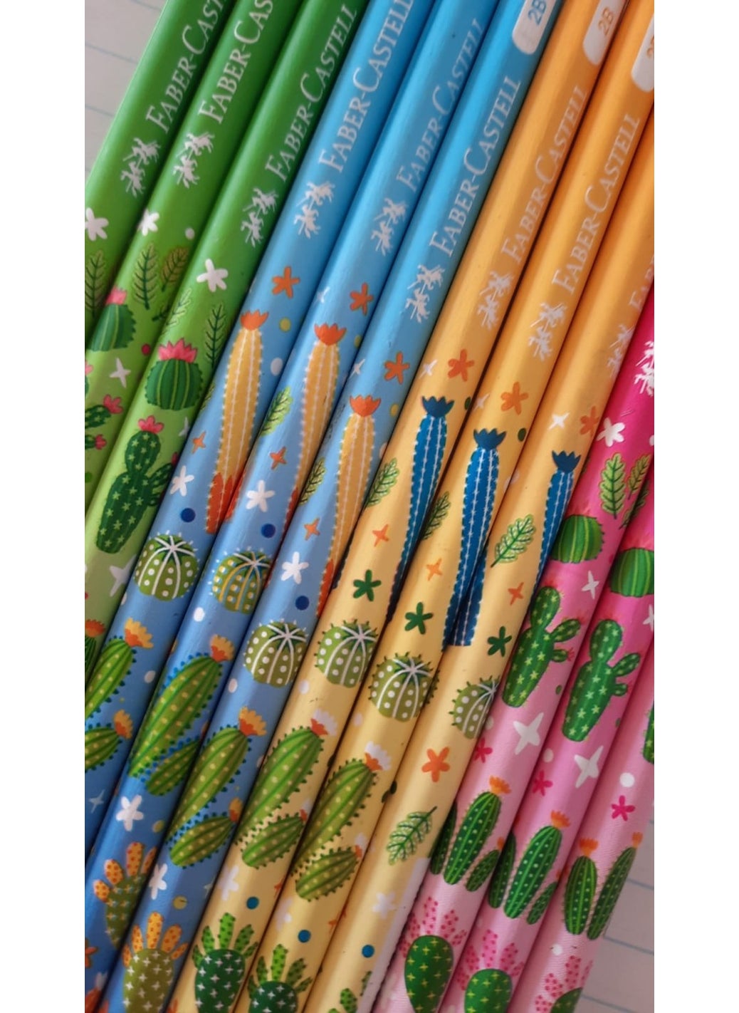FABER-CASTELL - Cactus Pencil New Season Series 2b 12 Pieces - Image 1