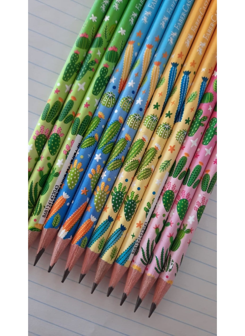FABER-CASTELL - Cactus Pencil New Season Series 2b 12 Pieces - Image 1
