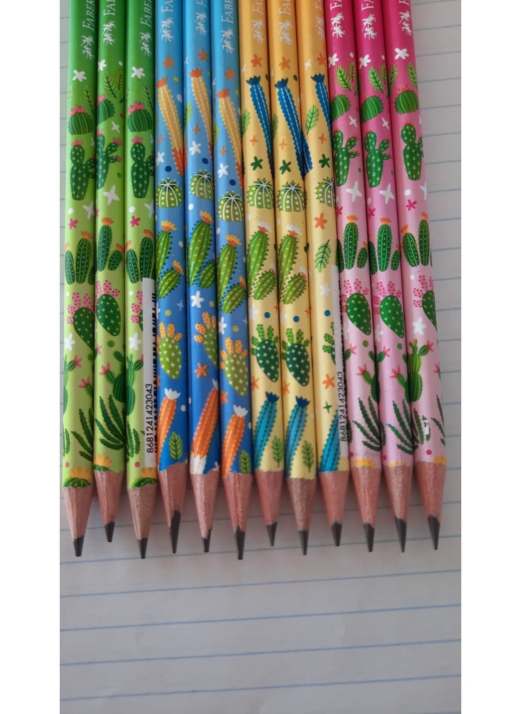 FABER-CASTELL - Cactus Pencil New Season Series 2b 12 Pieces - Image 1