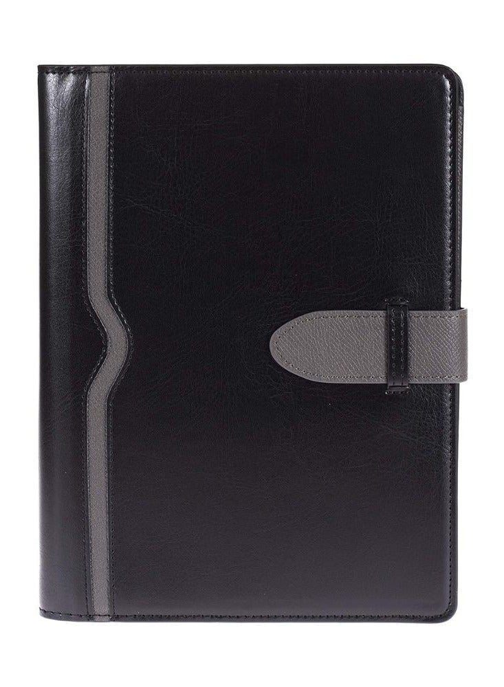 Collins Hardcover Undated Week to View Desk Organizer Black - Image 1