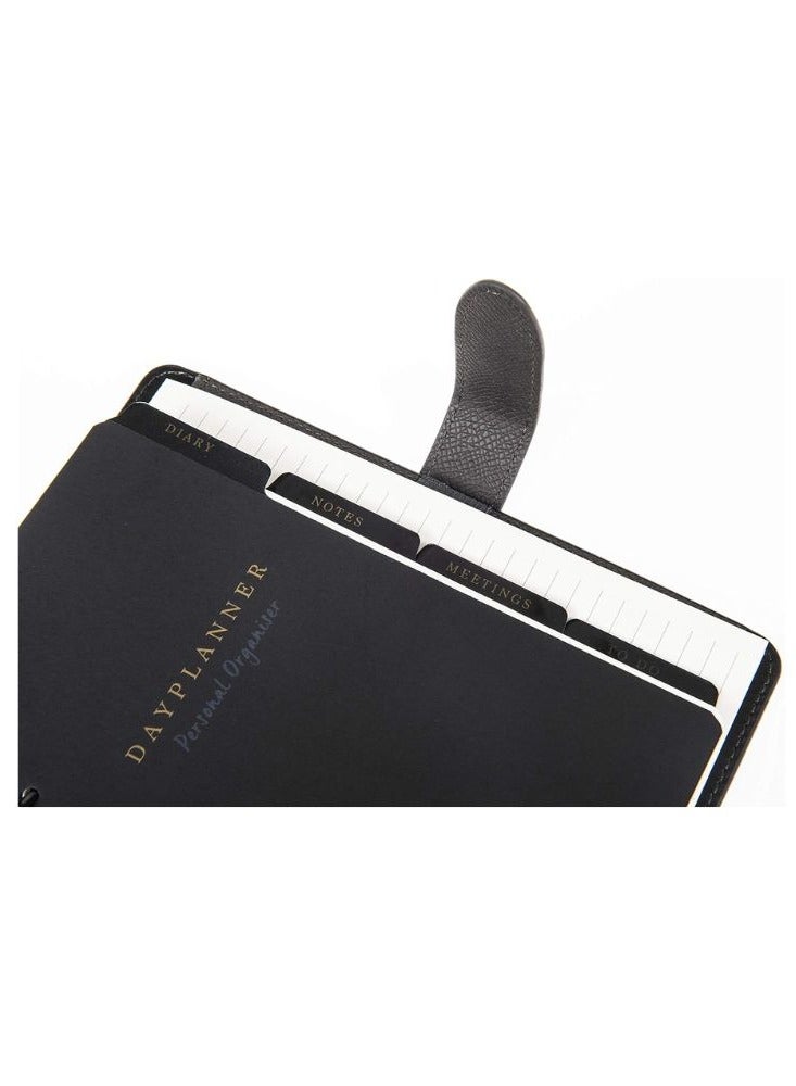 Collins Hardcover Undated Week to View Desk Organizer Black - Image 3