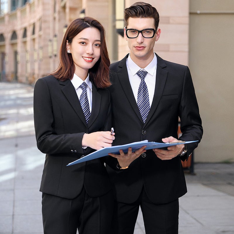 Civil Service Interview Clothing, Same Style For Men And Women, Professional Clothing, Teacher Suit, Teacher Work Clothes, Black Suit - Image 2