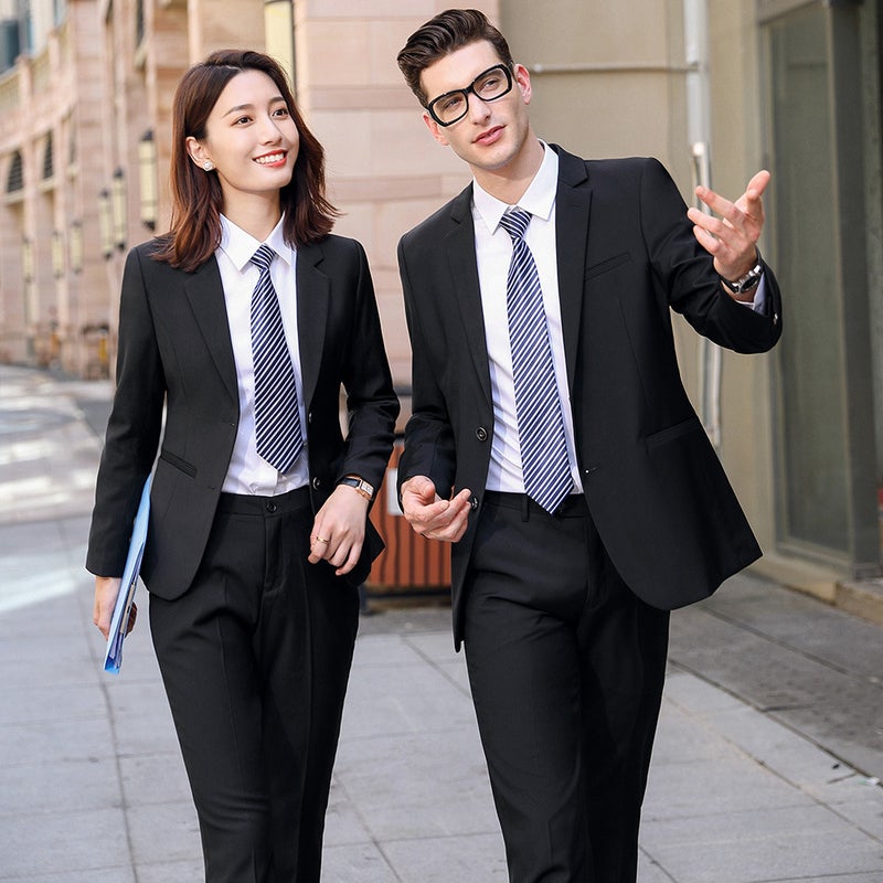 Civil Service Interview Clothing, Same Style For Men And Women, Professional Clothing, Teacher Suit, Teacher Work Clothes, Black Suit - Image 5