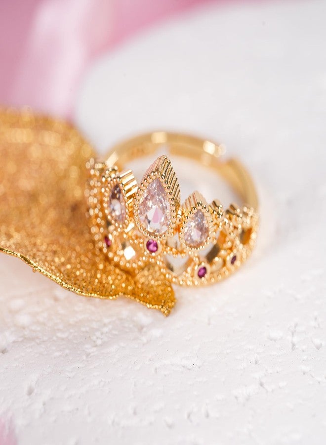 Botrinal Rapunzel Ring Tangled Fans Princess Crown Ring Princess Jewelry Birthday Party Ring Halloween Dress up Gifts - Image 5
