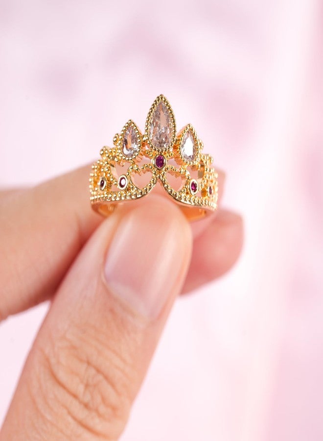 Botrinal Rapunzel Ring Tangled Fans Princess Crown Ring Princess Jewelry Birthday Party Ring Halloween Dress up Gifts - Image 3