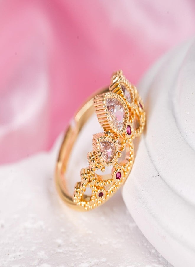 Botrinal Rapunzel Ring Tangled Fans Princess Crown Ring Princess Jewelry Birthday Party Ring Halloween Dress up Gifts - Image 4