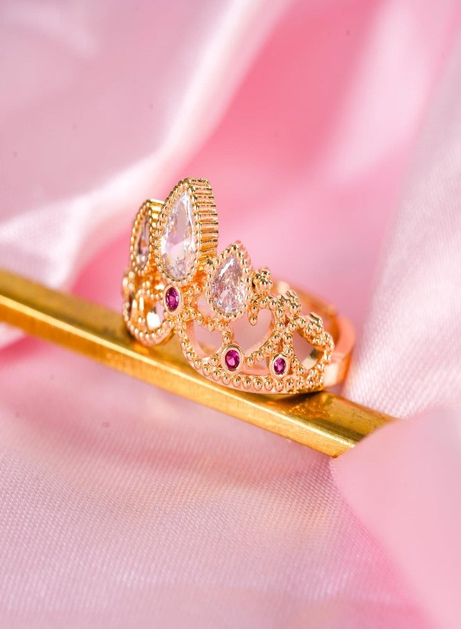 Botrinal Rapunzel Ring Tangled Fans Princess Crown Ring Princess Jewelry Birthday Party Ring Halloween Dress up Gifts - Image 2