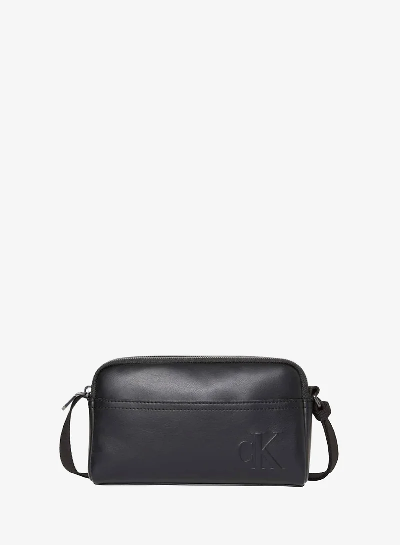 Embossed Monogram Logo Camera Bag
