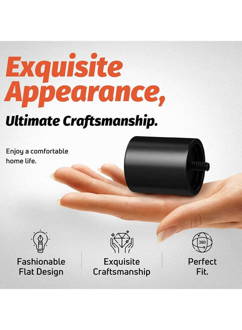 شو وو قضيب ستارة دش مزدوج قابل للتمديد من الفولاذ المقاوم للصدأ، قضيب ستارة دش بنابض شد مزدوج المسار، عمود ستارة تلسكوبي مشدود، سكة تعليق ملابس 32-48 بوصة - Image 5