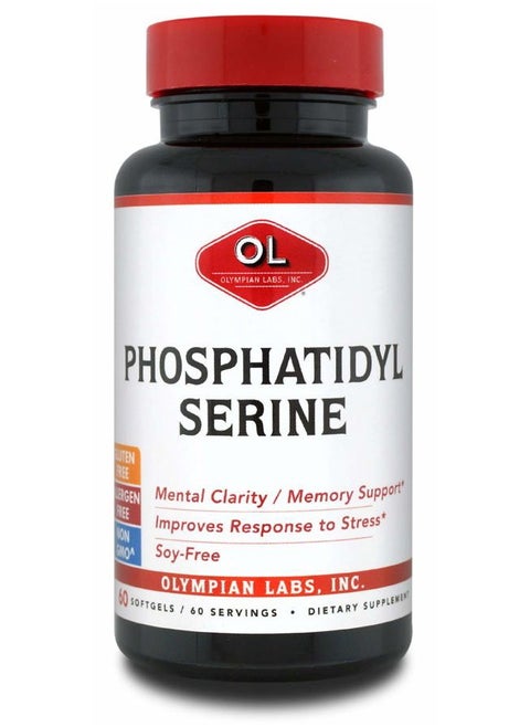 Phosphatidylserine Complex | 60 Capsules | Supports Healthy Brain Cognitive Function, Promotes Memory, Focus Brain Activity