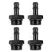 CNRAQR 10AN ORB Male to 38 Hose Barb Straight Fitting Adapter Aluminum 4PCS - Image 2