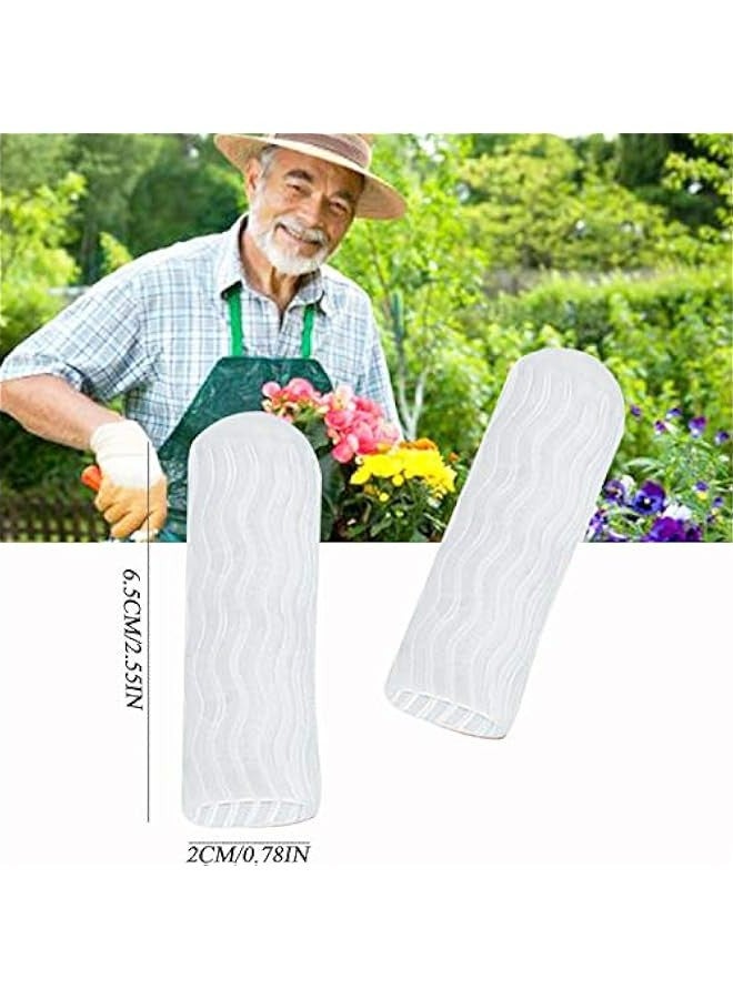 10 Pieces Transparent Silicone Finger Protectors for Arthritis, Trigger Finger, Corn Blister, and Friction - Gel Finger Support Sleeves Caps - Image 2