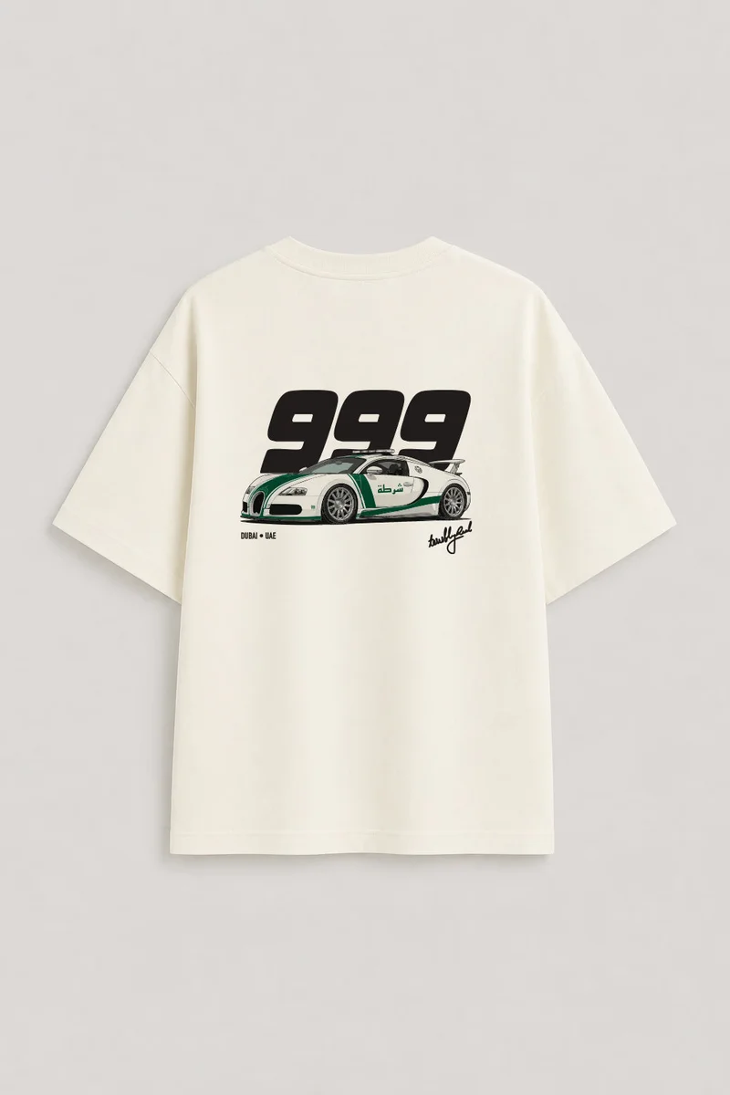تيربلي ريل 999 Series: Dubai | Off-White T-Shirt