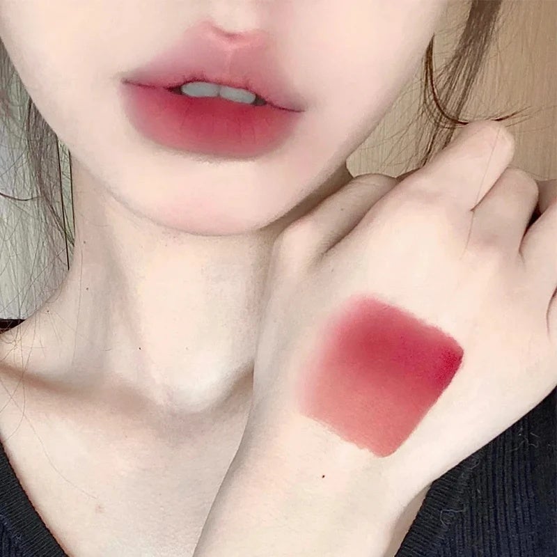 6 Colors Moisturizing Lip Gloss Velvet Matte Soft Mist Texture Color Rendering Lip Tint Waterproof Lasting Non-stick Lipsticks - Image 2