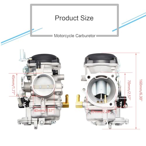 Czsmbt بديل كربريتر CV40 لدراجة هارلي ديفيدسون سبورتستر 1200 XLH1200 سبورتستر 883 XL883 1998-2016 / سوفتيل 1988-2017 / داينا FXR FXD 1988-2016 / تورينغ 1988-2016 27490-04 - Image 4
