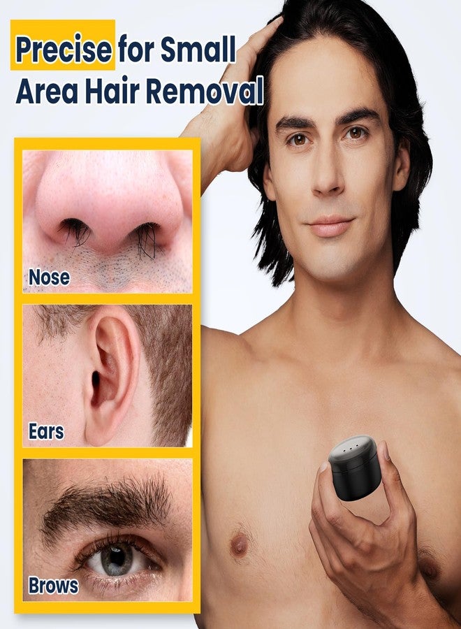 مجموعة إزالة شعر الأنف للرجال والنساء: مجموعة إزالة شعر الأنف والأذن بالشمع - تسخين سريع ذكي بتقنية USB، 100 غرام من حبيبات الشمع، 30 عود شمع، مجموعة إزالة شعر غير مؤلمة للأنف والأذنين والحواجب والشفاه والوجه، حجم مناسب للسفر - Image 3