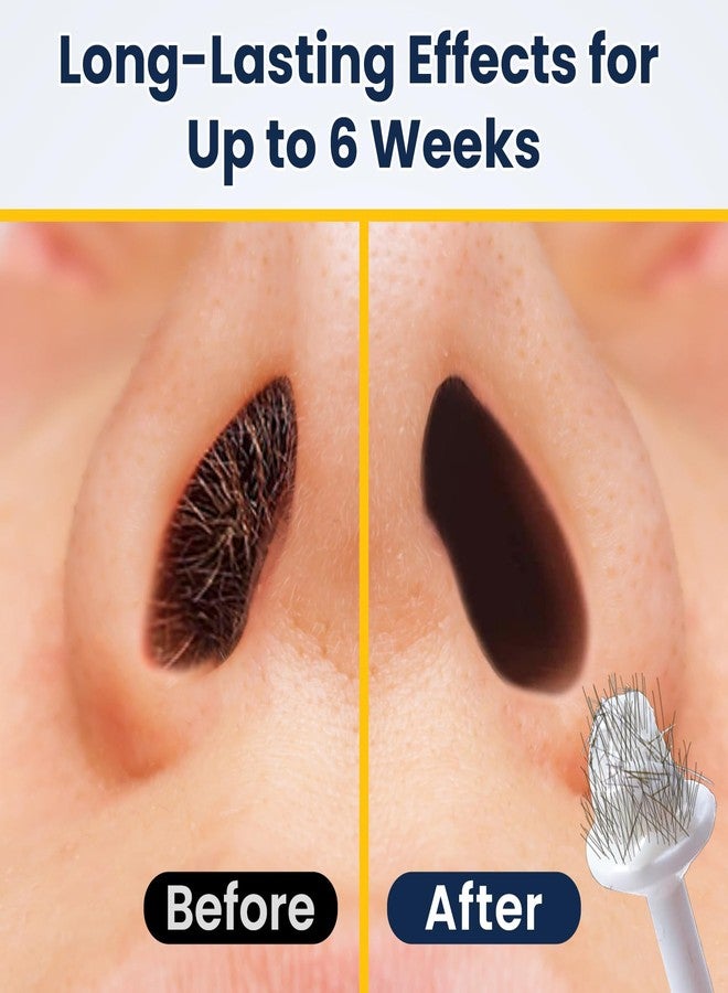 مجموعة إزالة شعر الأنف للرجال والنساء: مجموعة إزالة شعر الأنف والأذن بالشمع - تسخين سريع ذكي بتقنية USB، 100 غرام من حبيبات الشمع، 30 عود شمع، مجموعة إزالة شعر غير مؤلمة للأنف والأذنين والحواجب والشفاه والوجه، حجم مناسب للسفر - Image 4