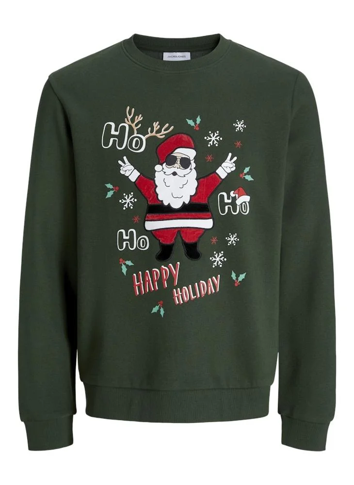 JACK & JONES Christmas Pullover Sweatshirt