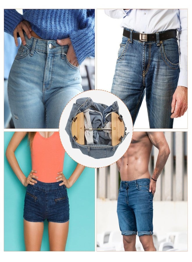 Leriton 2 Pack Jean Pants Waist Extenders 30" to 60" Heavy Duty Adjustable Waistband Stretcher with Rotating Screw for Instant & Long Term Stretch - Image 5