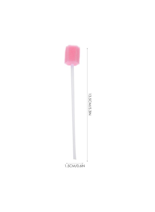 100PCS Disposable Mouth Swabs Sponge - Unflavored, Sterile Oral Swabs Dental Swabsticks for Mouth Cleaning - Image 2