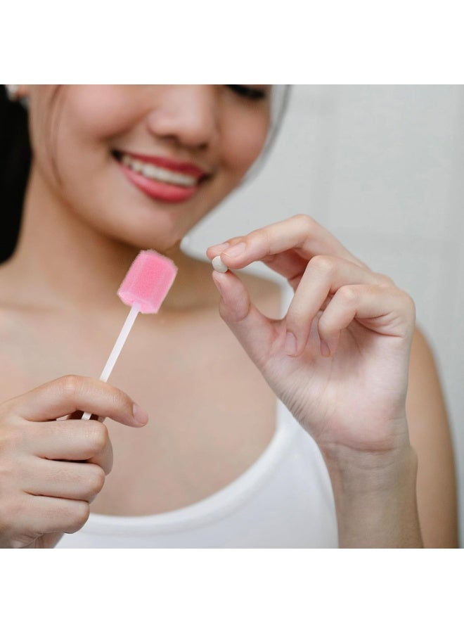 100PCS Disposable Mouth Swabs Sponge - Unflavored, Sterile Oral Swabs Dental Swabsticks for Mouth Cleaning - Image 5
